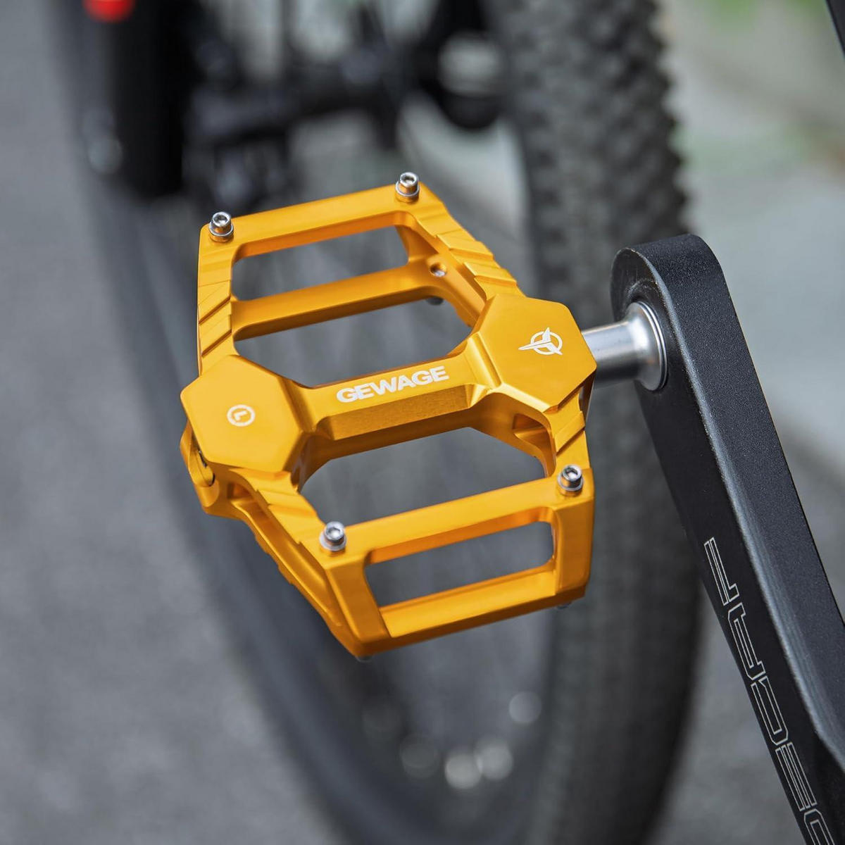 FAHRRAD Pedale Set Gold - Goldfarben, Metall (8/1.5/9.8cm)