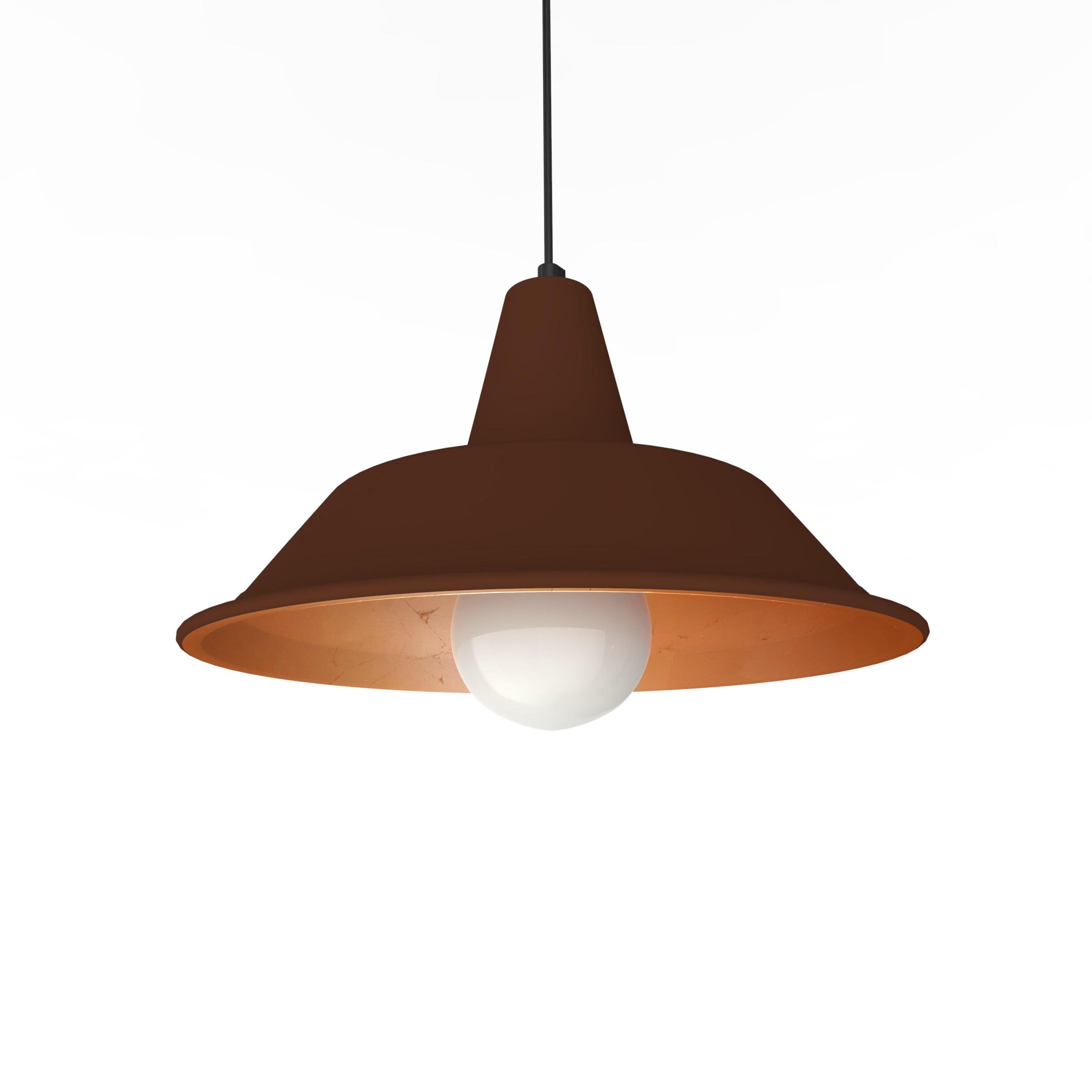 HÄNGELEUCHTE - Braun, Metall (35/35/20cm) - Lumicom