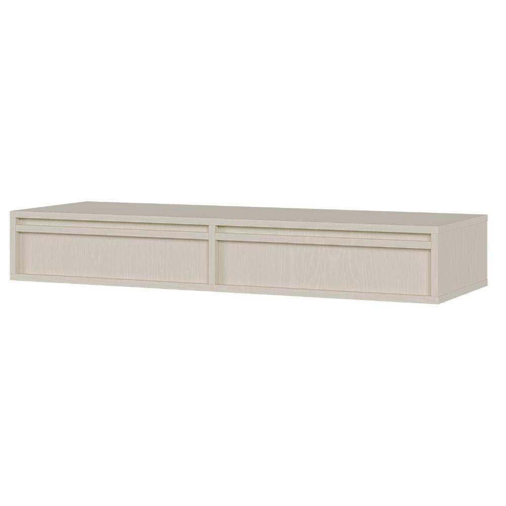 SCHMINKTISCH Evo Hellbeige 110 cm - Beige, Holzwerkstoff (110/17/38.5cm) - Selsey