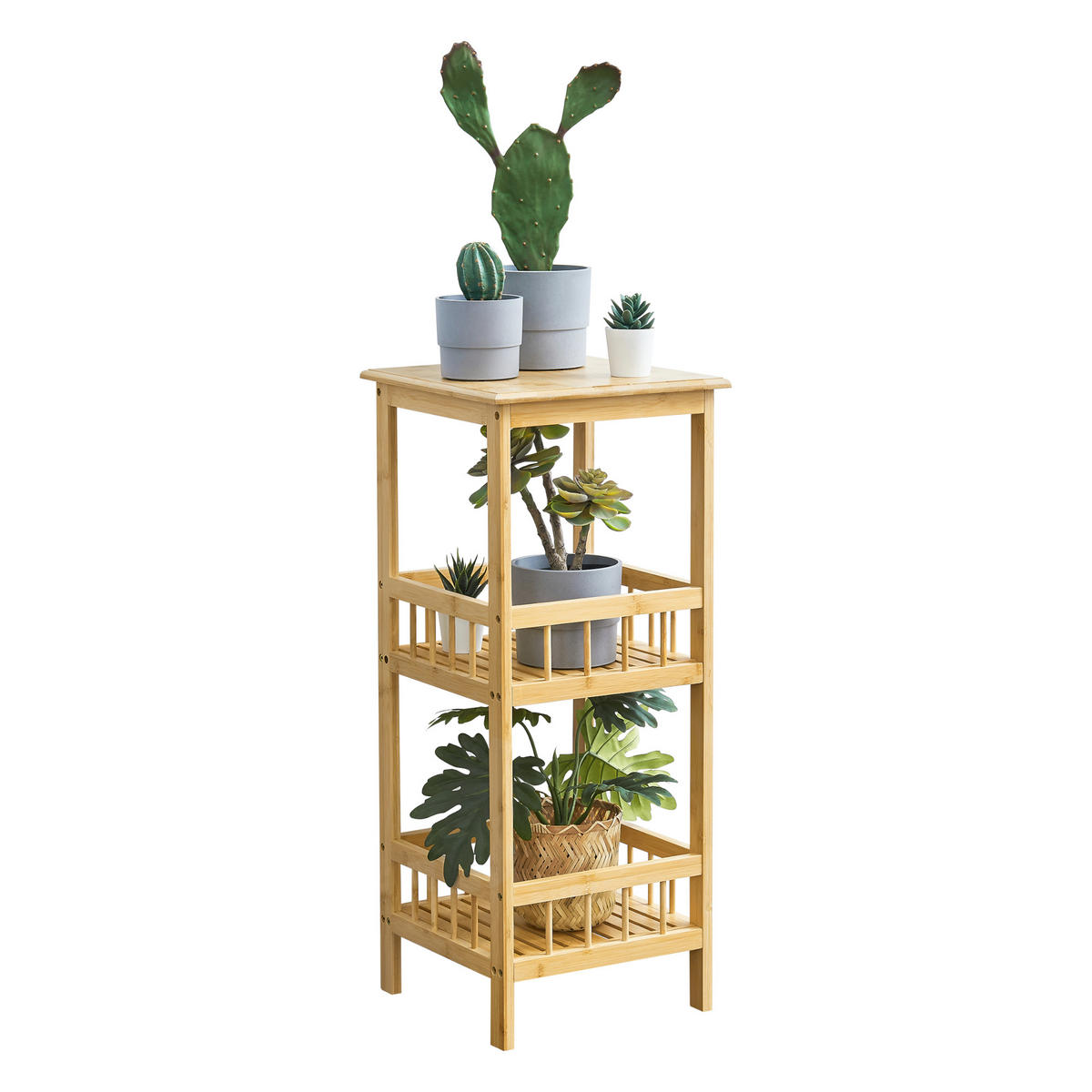 STANDREGAL Pyhäjärvi - Naturfarben, Holz (33/79/33cm) - [en.casa]