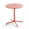 GARTENTISCH , klappbar, Lehm - Pink, Metall (90/50/72cm) - Oviala