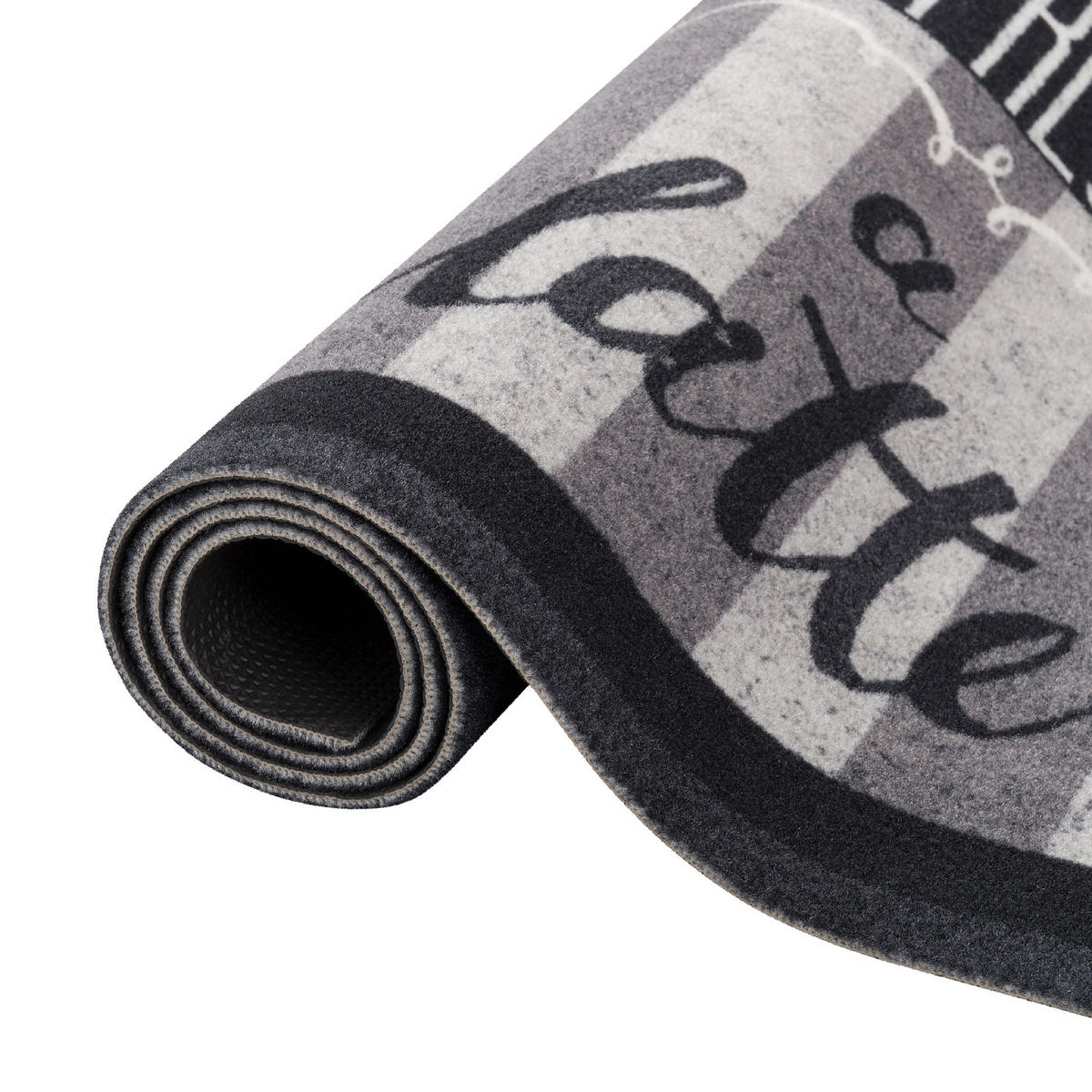 KÜCHENLÄUFER TEPPICH TRENDY COFFEE ANTHRAZIT - Anthrazit, Textil (45/145cm) - Pergamon