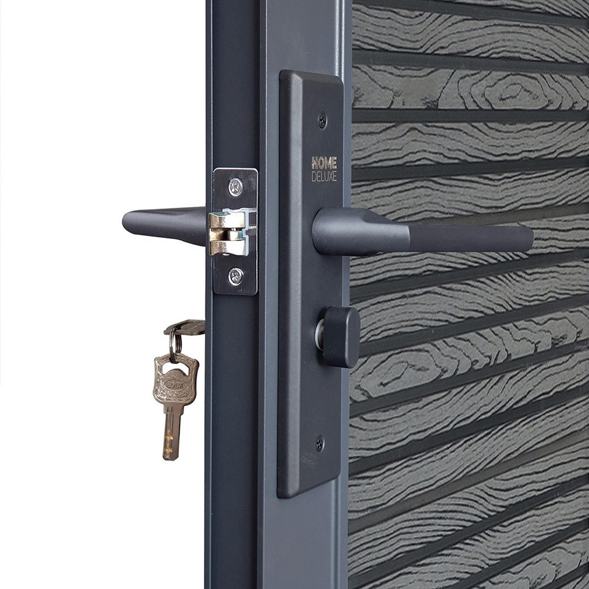 GARTENTOR CALLATOR PREMIUM - Horizontal - Anthrazit, Kunststoff (1/1cm) - Home Deluxe