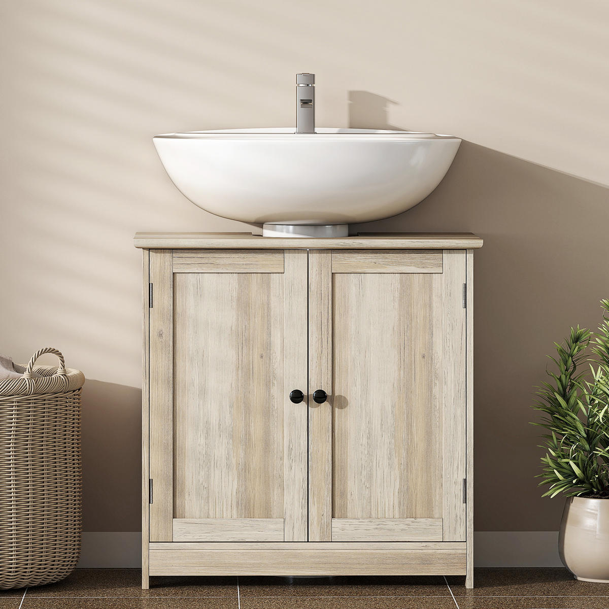 HÄNGESCHRANK Grau 1 Stück - Grau, Kunststoff (60/60/30cm) - GiPP