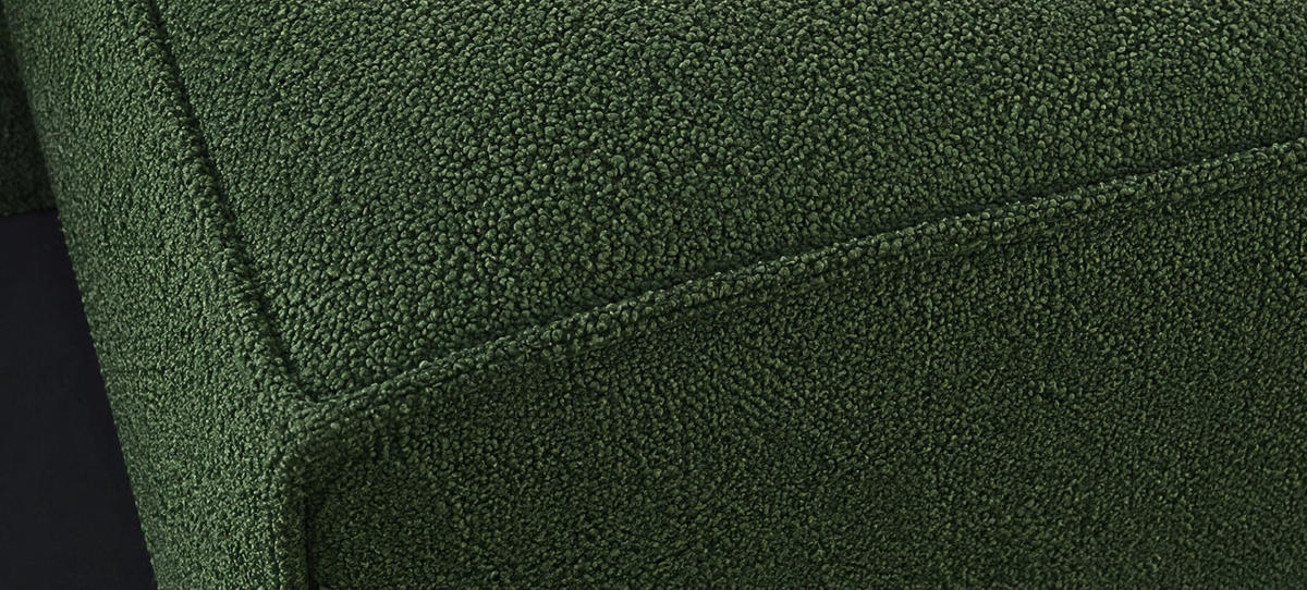 WOHNLANDSCHAFT MOVO - modulares Ecksofa grün – modernes Design und flexible Gestaltung, rechts - Dunkelgrün/Bordeaux, Kunststoff/Textil (156/78/345cm) - KS Home Concept
