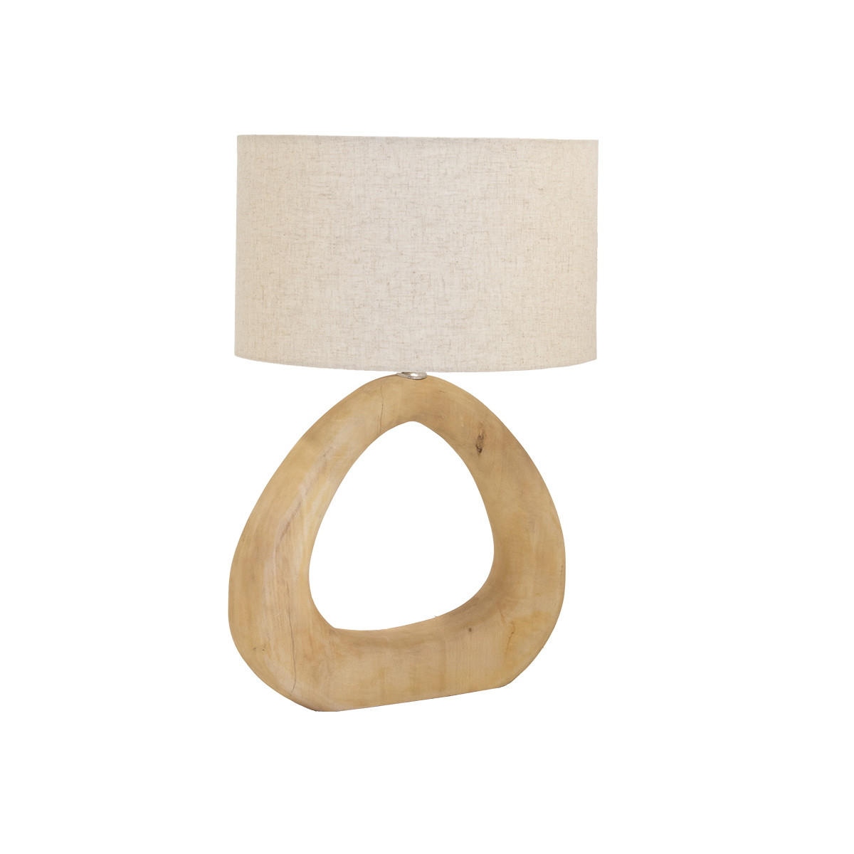 TISCHLAMPE aus Mangoholz 60cm, natürlich - Braun, Holz (38/38/60cm) - Giga Meubel