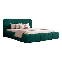 POLSTERBETT TIRO 200x200 cm, Grün - Grün, Textil (200/200cm) - Fedve