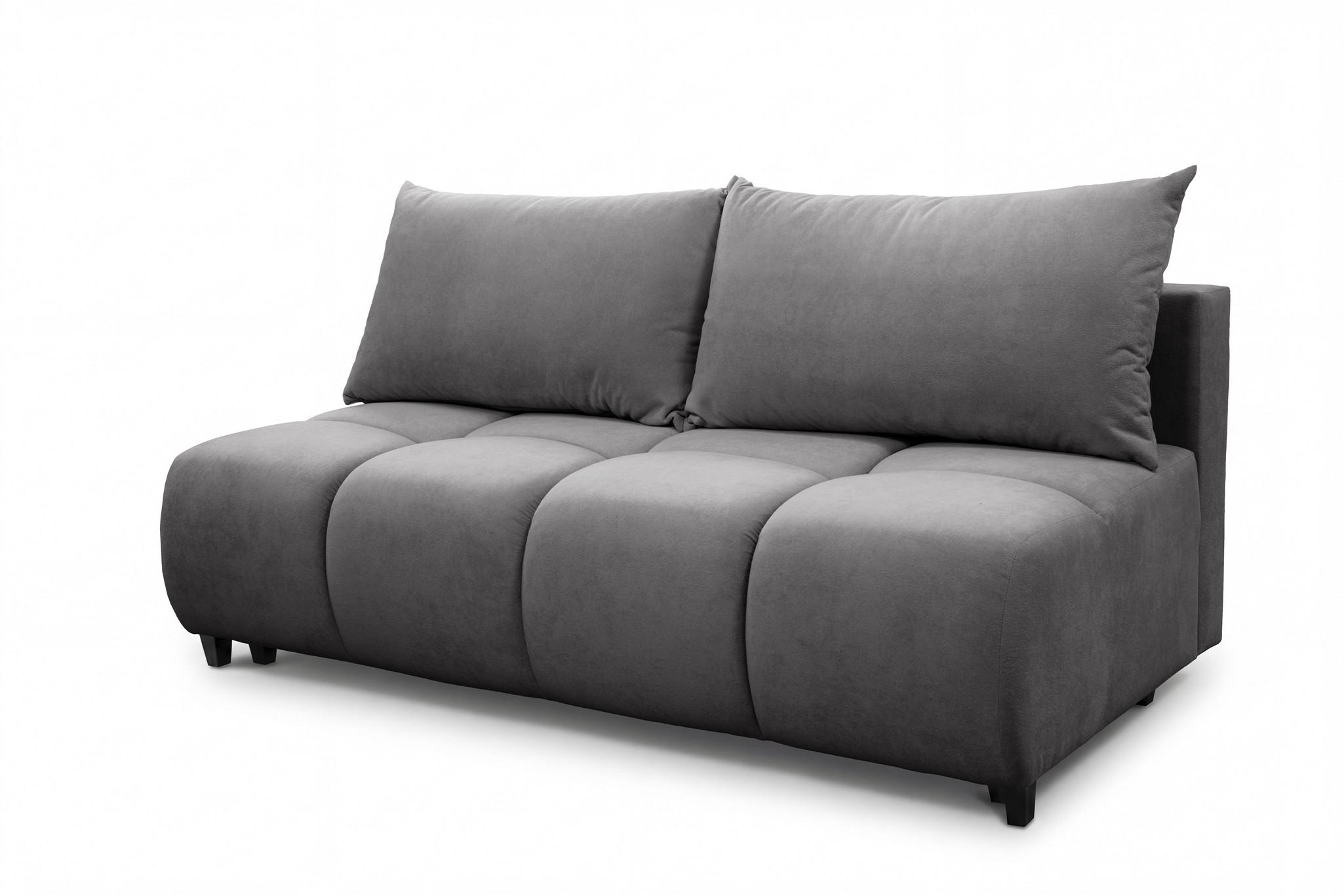 Fun Möbel Schlafsofa Dunkelgrau 196x103x100 cm