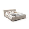 POLSTERBETT HENRY Granit Cord - Hellgrau/Grau, Textil (200/200cm) - KAWOLA