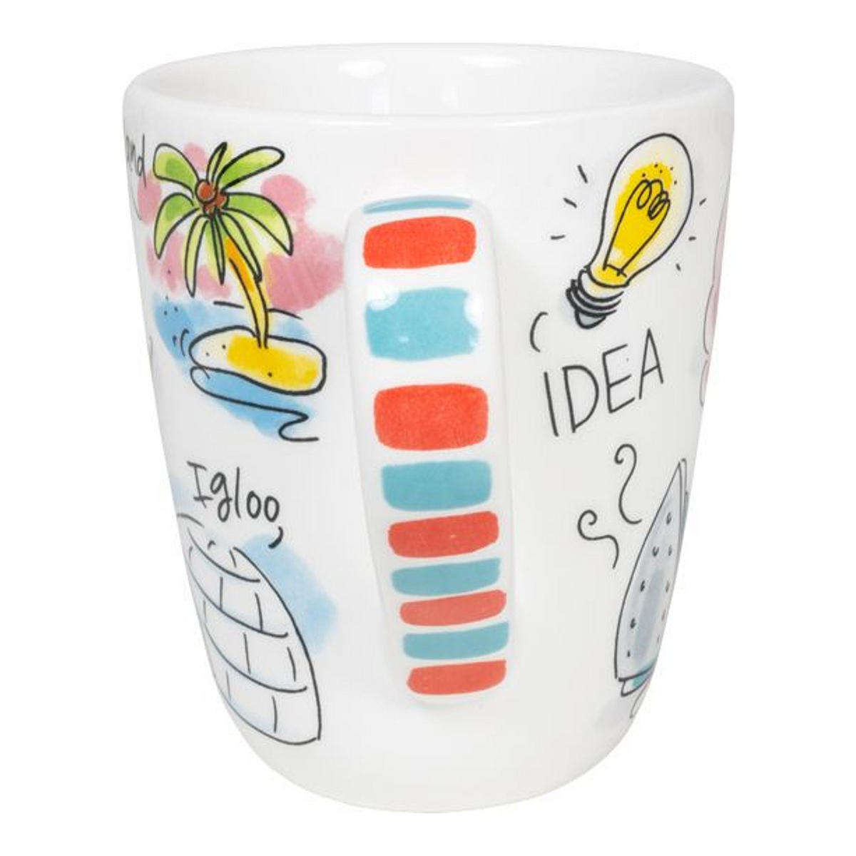 BECHER Liebesbrief I in Bunt - 350 ml - Multicolor, Keramik (0.35L) - Blond Amsterdam