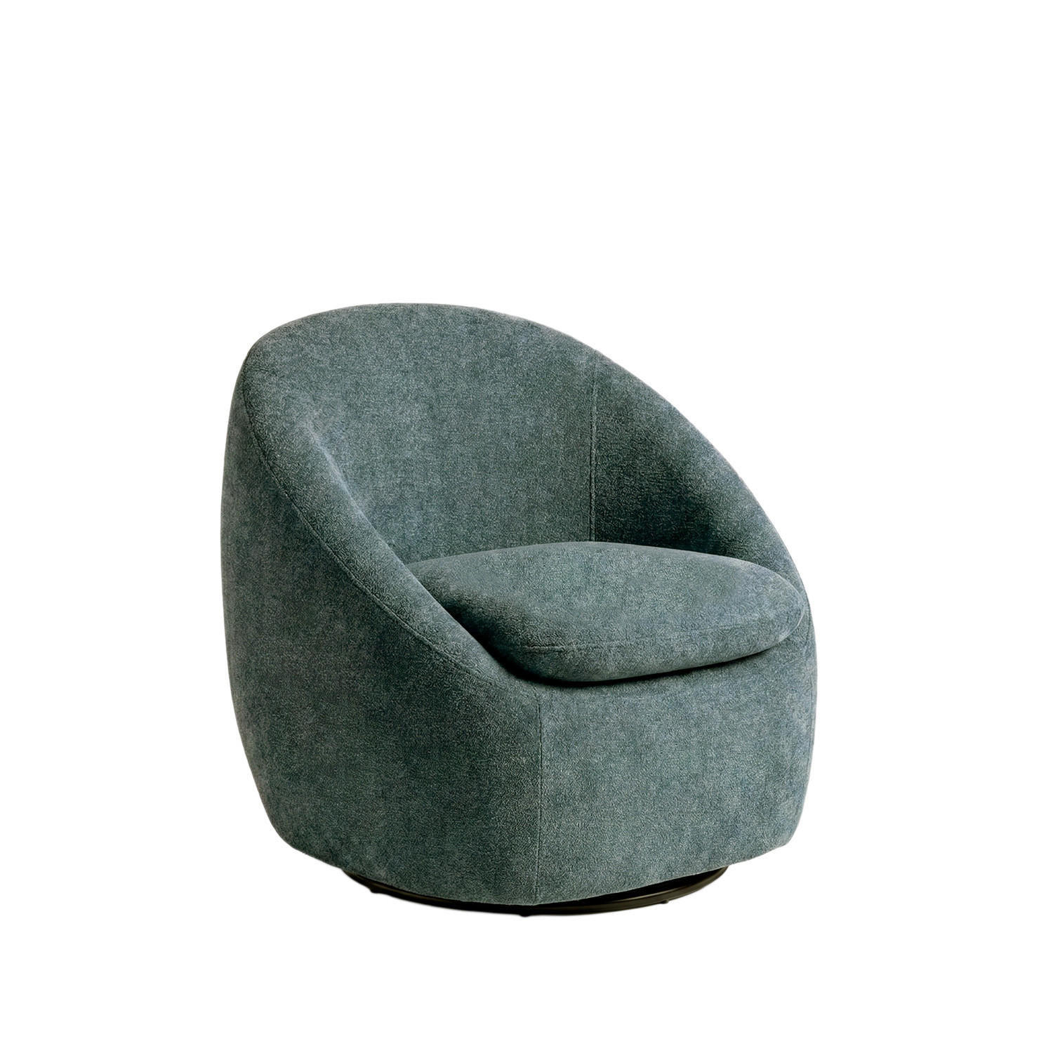 SESSEL Odd Grün 74 cm x 73 cm - Grün, Textil (74/73/73cm) - Klast Home