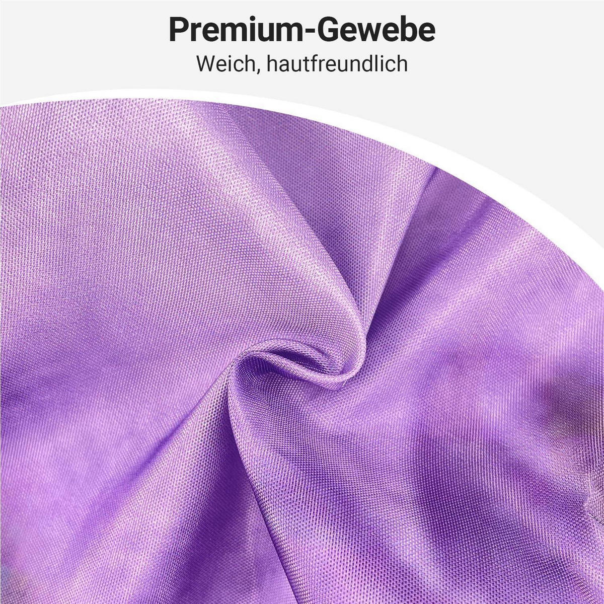 DUSCHVORHANG Violette Blumen 180 x 200 cm - Lila, Textil (180/200cm)