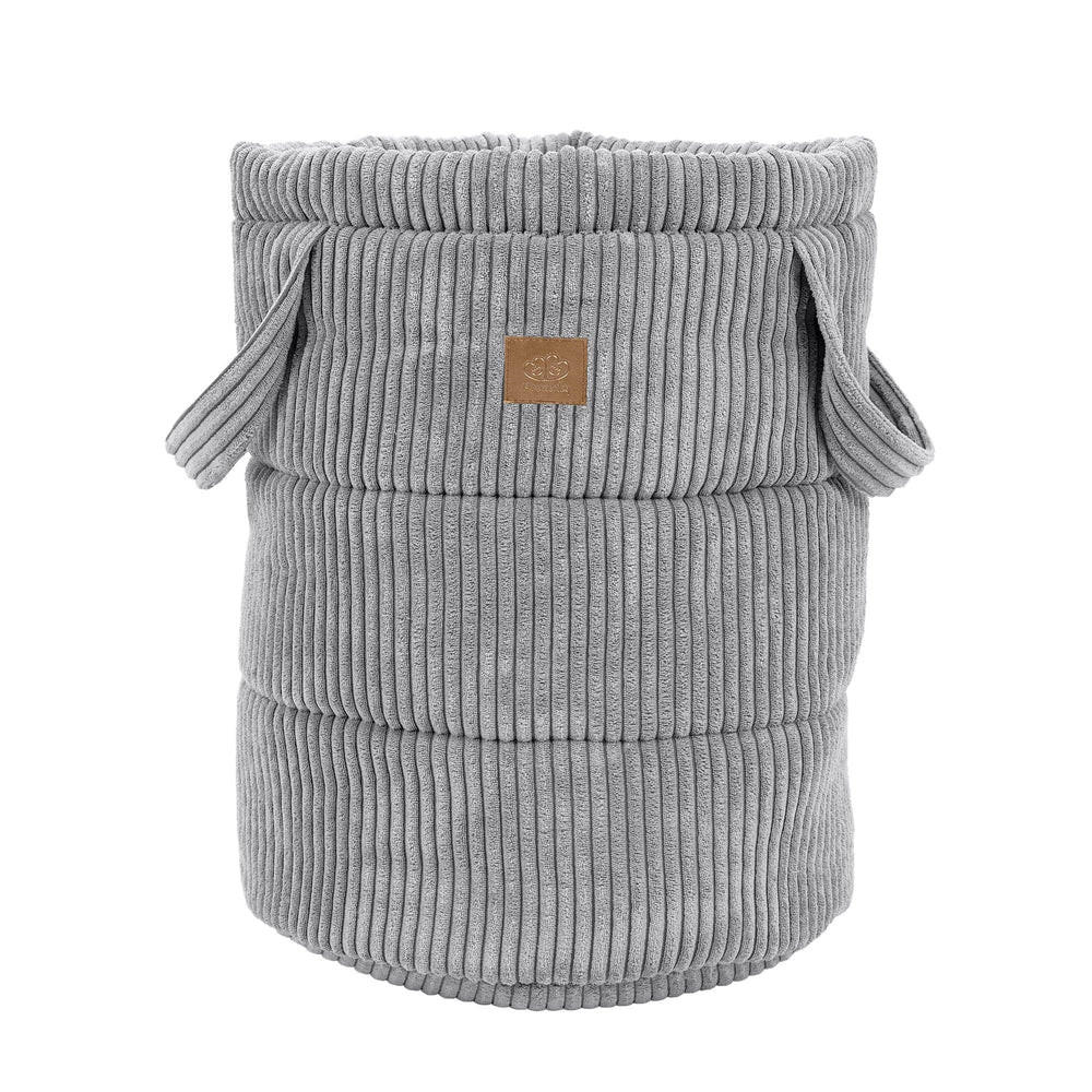 SPIELZEUGKORB, Aesthetic, grau - Grau, Textil (39/50cm) - MeowBaby