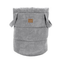 SPIELZEUGKORB, Aesthetic, grau - Grau, Textil (39/50cm) - MeowBaby