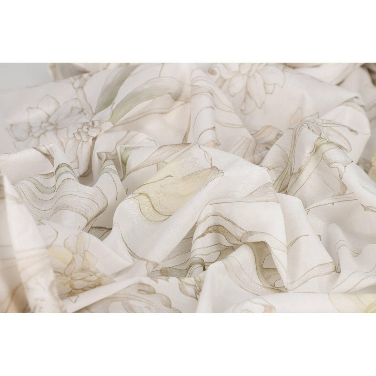 VORHANG MIT VERDECKTEN SCHLAUFEN LOVELY - Grün, Textil (130/1/250cm) - Schöner Wohnen