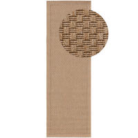 OUTDOORLÄUFER Naoto Beige 80x240 cm - Beige, Kunststoff (80/1cm) - KUNSTLOFT