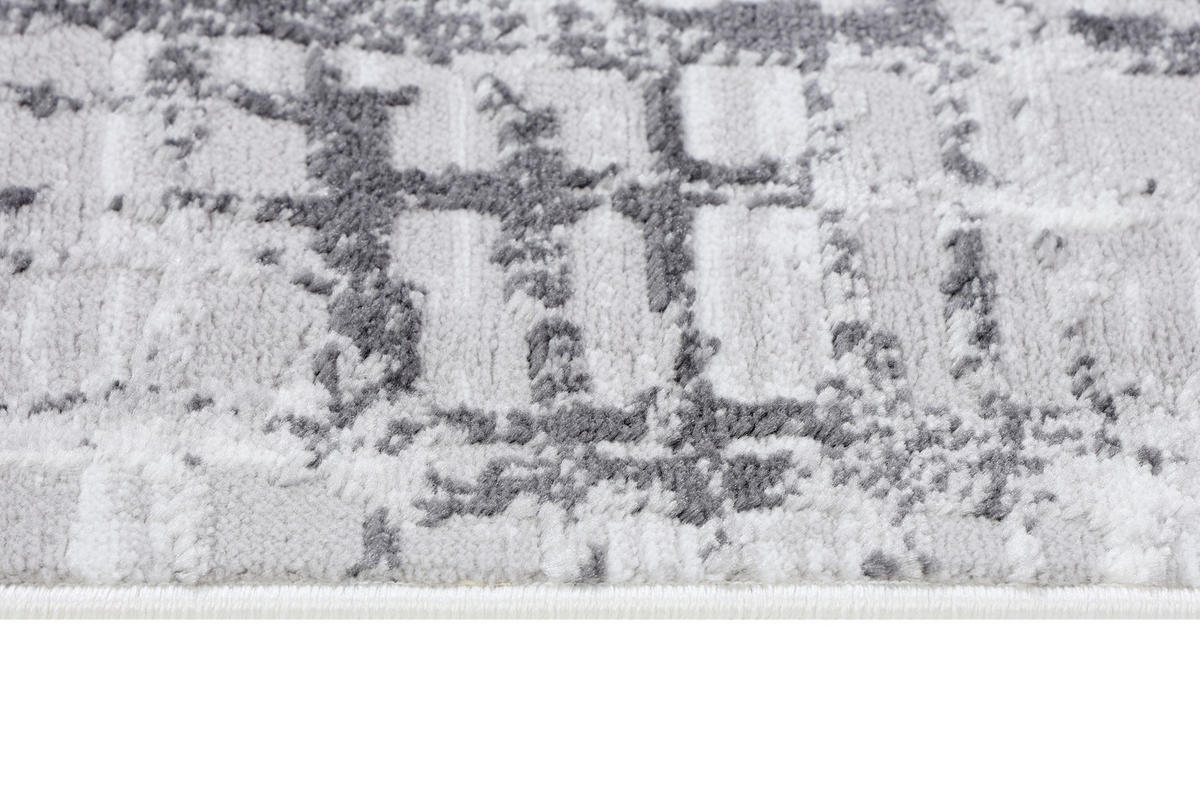 TEPPICHLÄUFER SKY hellgrau vintage 100/250 cm - Hellgrau, Textil (100/250cm) - Tapiso