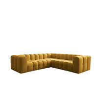 ECKSOFA Solvie Xs In Tiffani - Gelb, Holzwerkstoff/Textil (270/270cm) - Fun Möbel