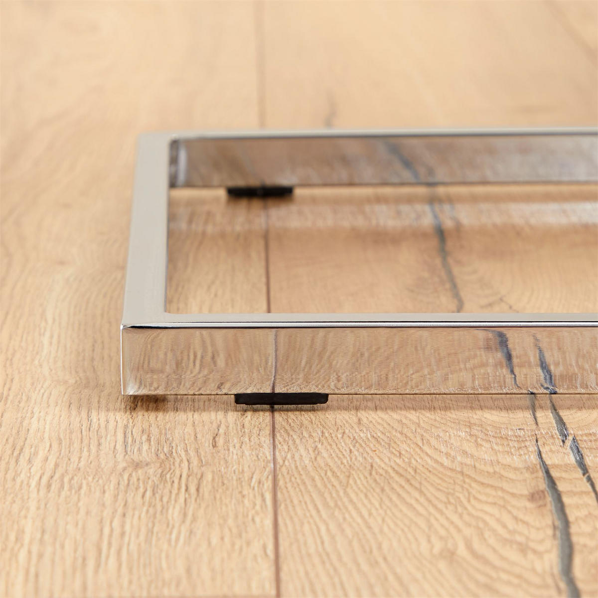 SCHWINGSTUHL LETICIA 4ER-SET - Grau, Textil/Metall (42/96/57cm) - IDIMEX