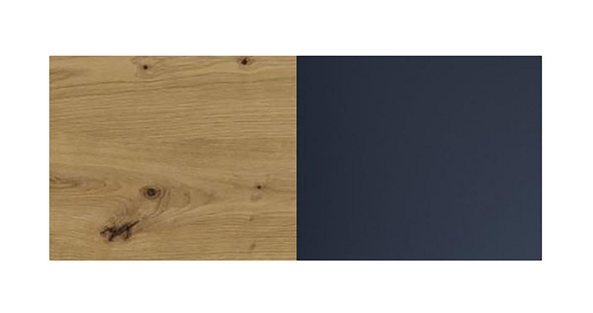 APOTHEKERSCHRANK Bonn D1D/40 Marineblau Matt / Eiche Artisan 40 / 50 / 82cm - Blau/Eiche Artisan, Holz/Holzwerkstoff (40/82/50cm) - Feldmann-Wohnen