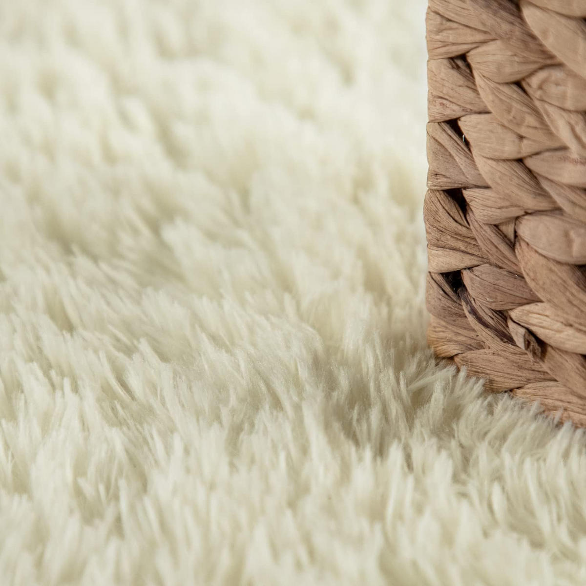 HOCHFLORTEPPICH 200/290 cm Silky 591 - Weiß, Textil (200/290cm) - Paco Home
