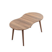 COUCHTISCH Moon Nussbaum - Braun, Holz (54/99/45cm) - Habitat Garten
