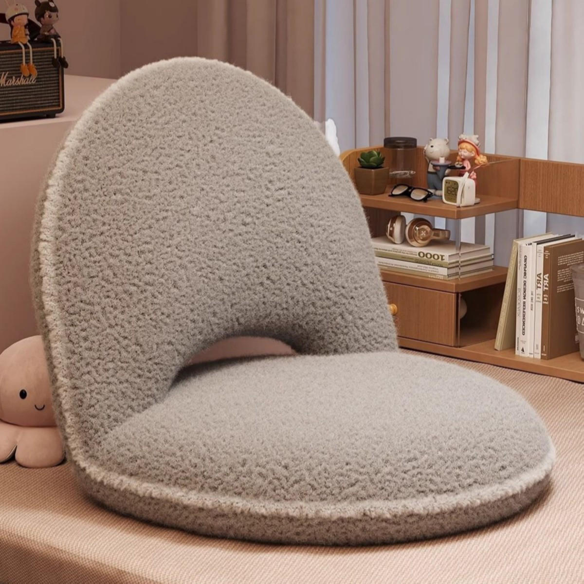 EINZELSOFA 47/44/50 cm - Silberfarben, Textil (44/50/47cm) - Authentics