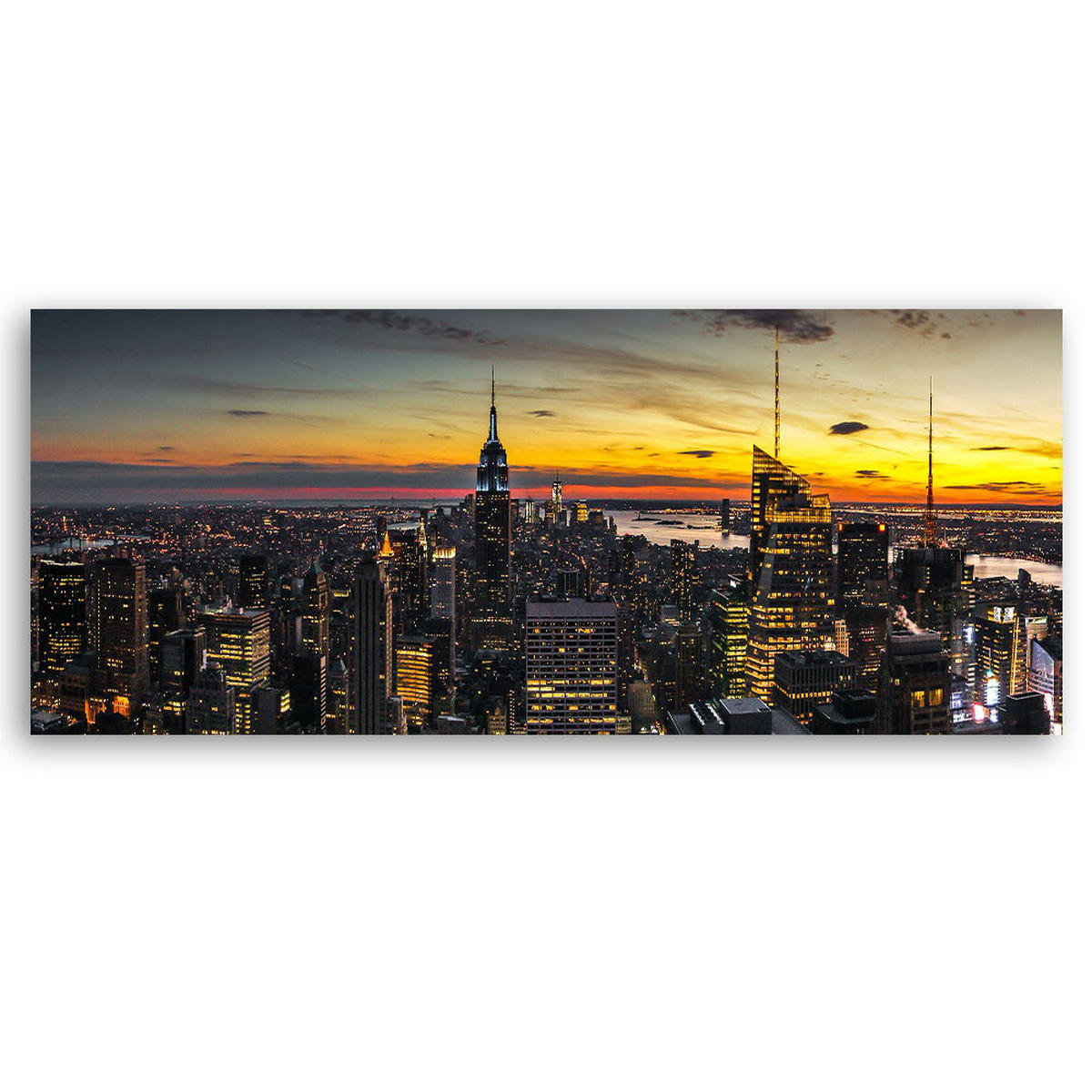 KUNSTDRUCK Grau 90/30 cm - Grau, Textil (90/30cm) - KUNSTLOFT