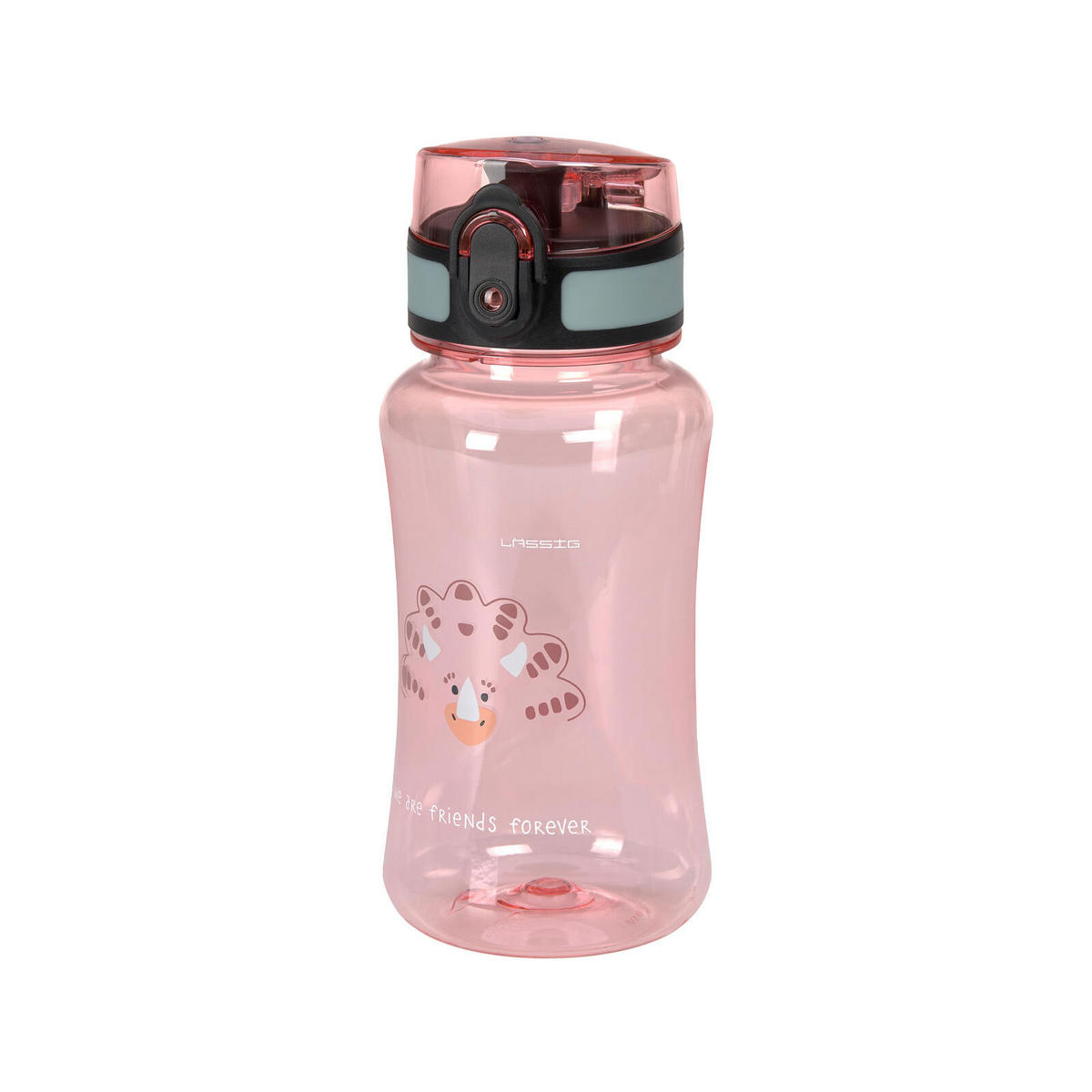 BROTDOSE UND TRINKFLASCHE About Friends Dino rosa - Pink, Kunststoff (1/1/1cm) - Lässig