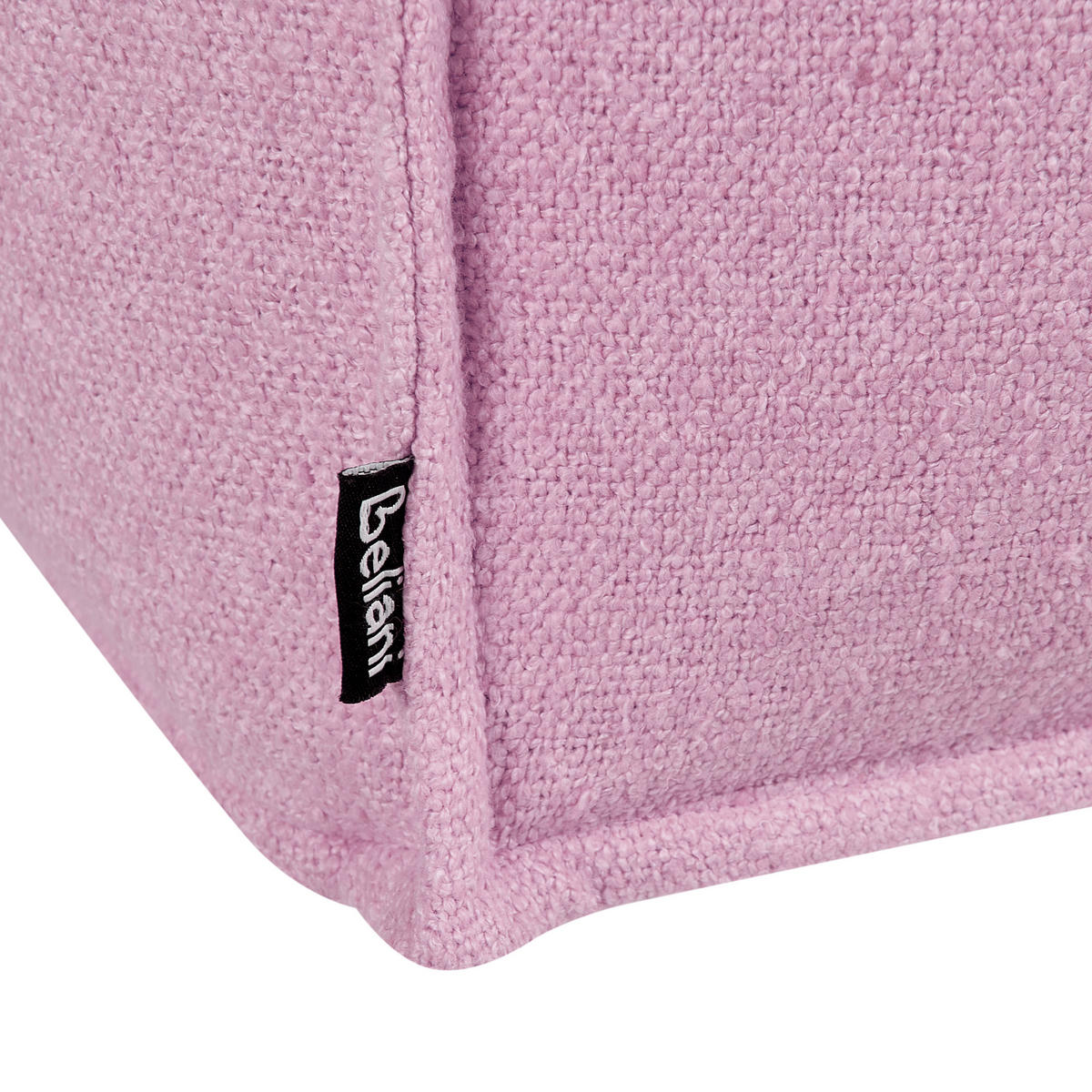 POUF Rosa Sherali - Pink, Naturmaterialen (50/30/50cm) - Beliani