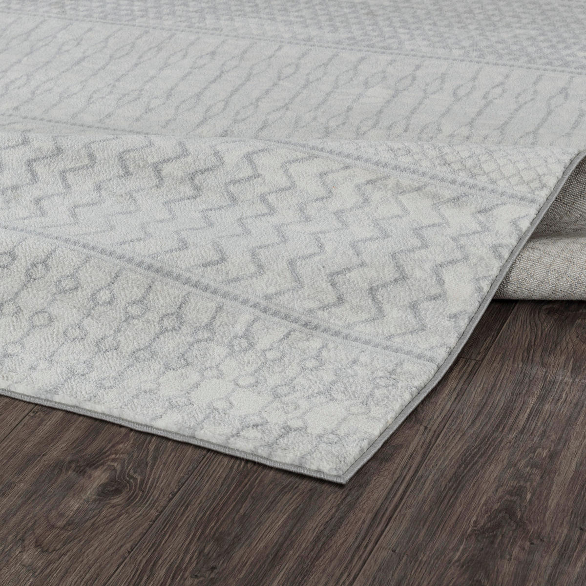 KURZFLORTEPPICH 160/220 cm Grau - Grau, Naturmaterialien/Textil (160/220cm) - LIVABLISS