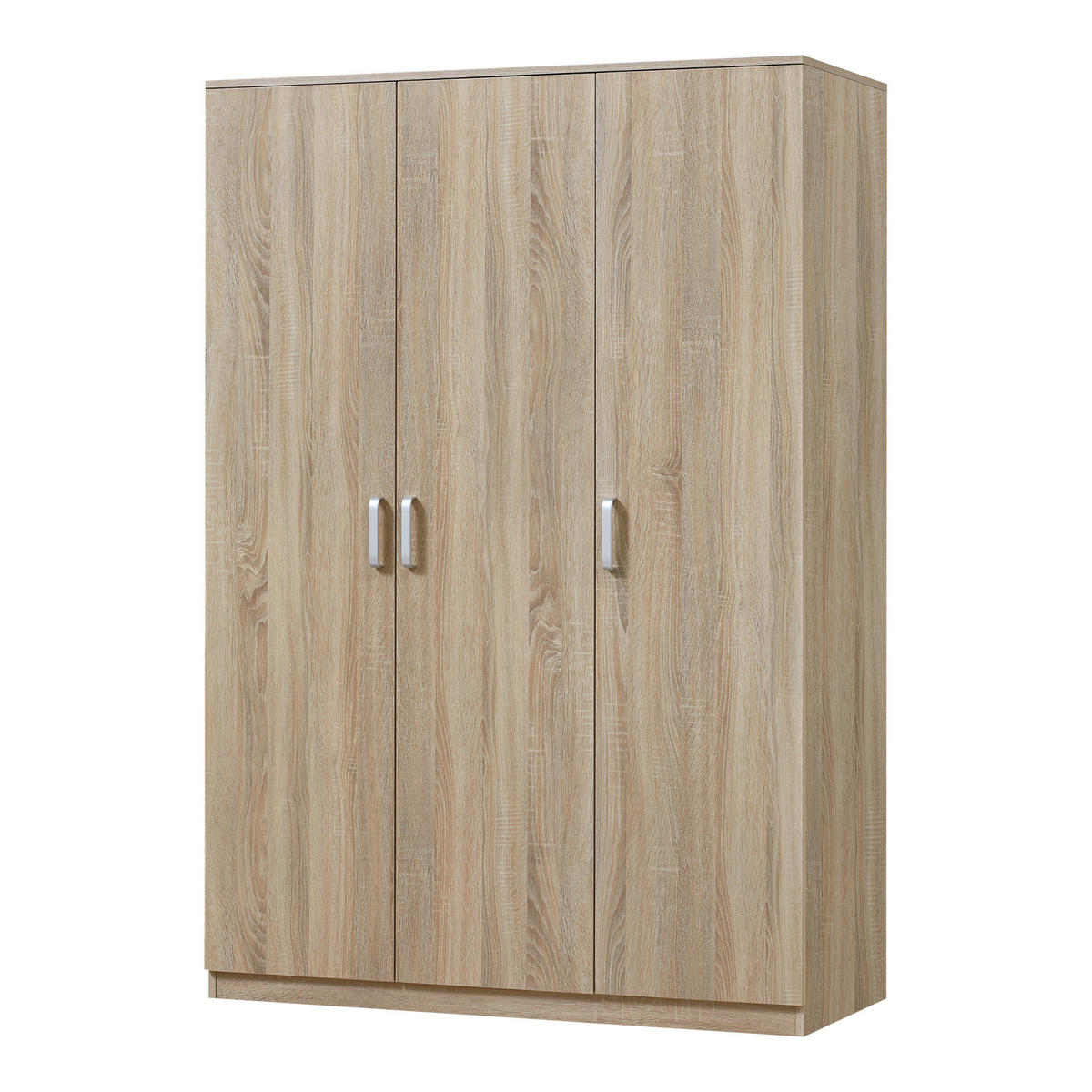 KLEIDERSCHRANK Bodolz - Sonoma Eiche, Holzwerkstoff (120/176/52cm) - [en.casa]
