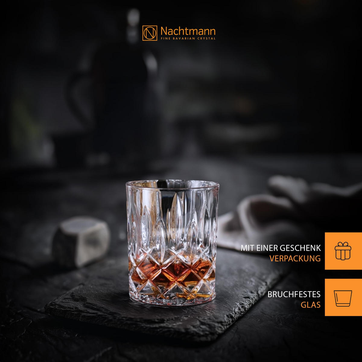 WHISKYSET Noblesse transparent 3er Set - Transparent, Glas (0.001L) - Nachtmann
