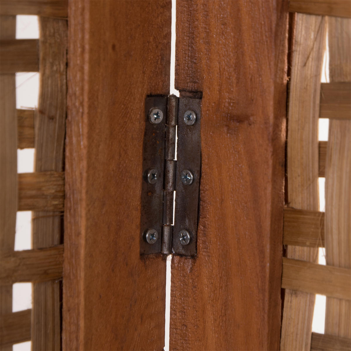 RAUMTEILER Mumbai Mahagoni Holz naturfarben - Braun, Holz (125/170/3cm) - DESIGN DELIGHTS