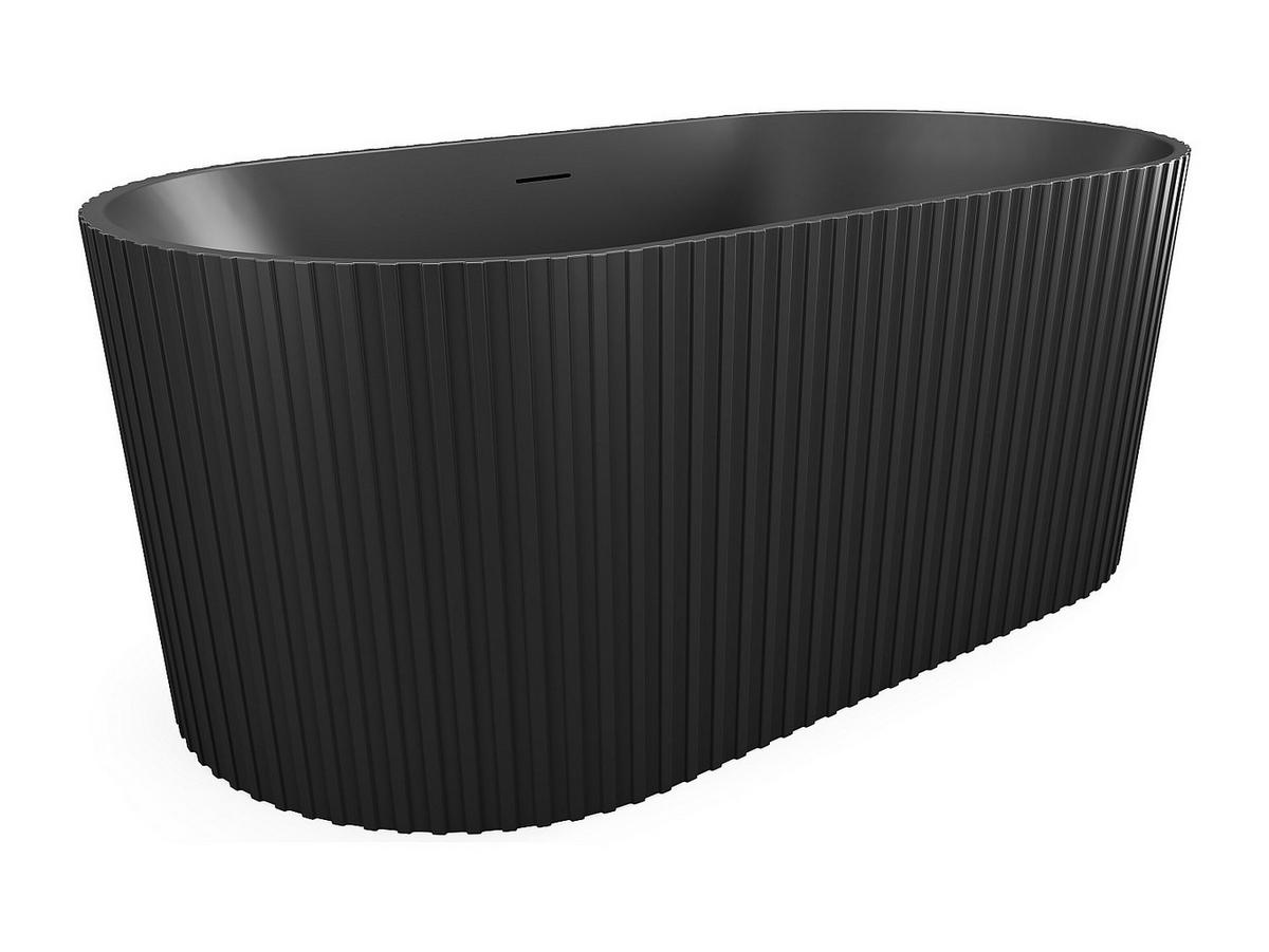 FREISTEHENDE Badewanne - 1 Person - Acryl - Schwarz - Schwarz, Kunststoff (150/58/75cm) - Vente-Unique