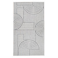 OUTDOOR-TEPPICH DuoRug 5842 Grau 80x150 cm - Grau, Textil (80/150cm) - carpet city
