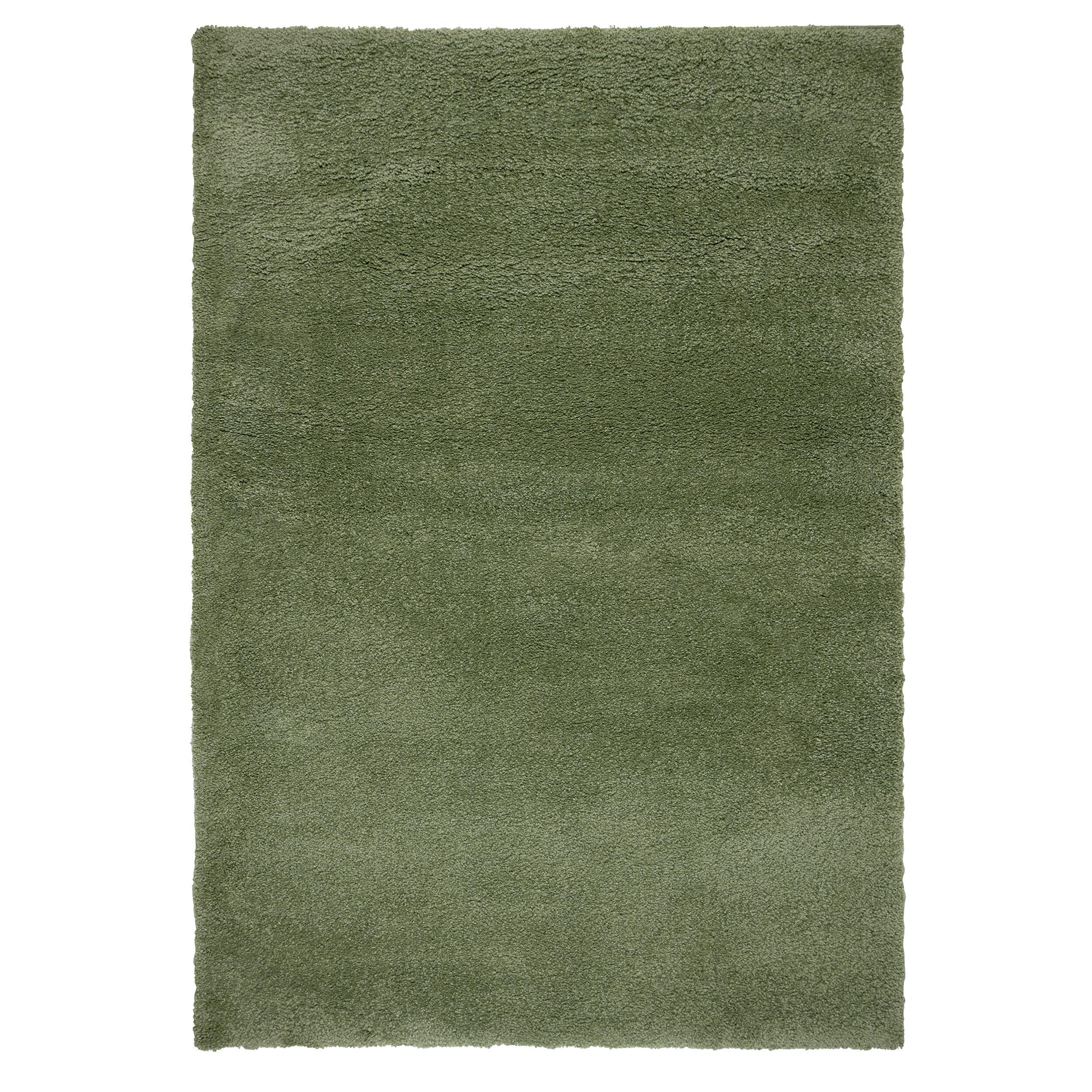 TEPPICH Hochflor Shaggy-Design, teddyweich LYNE, Grün 120x170 cm - Grün, Textil (120/170cm) - KADIMA DESIGN