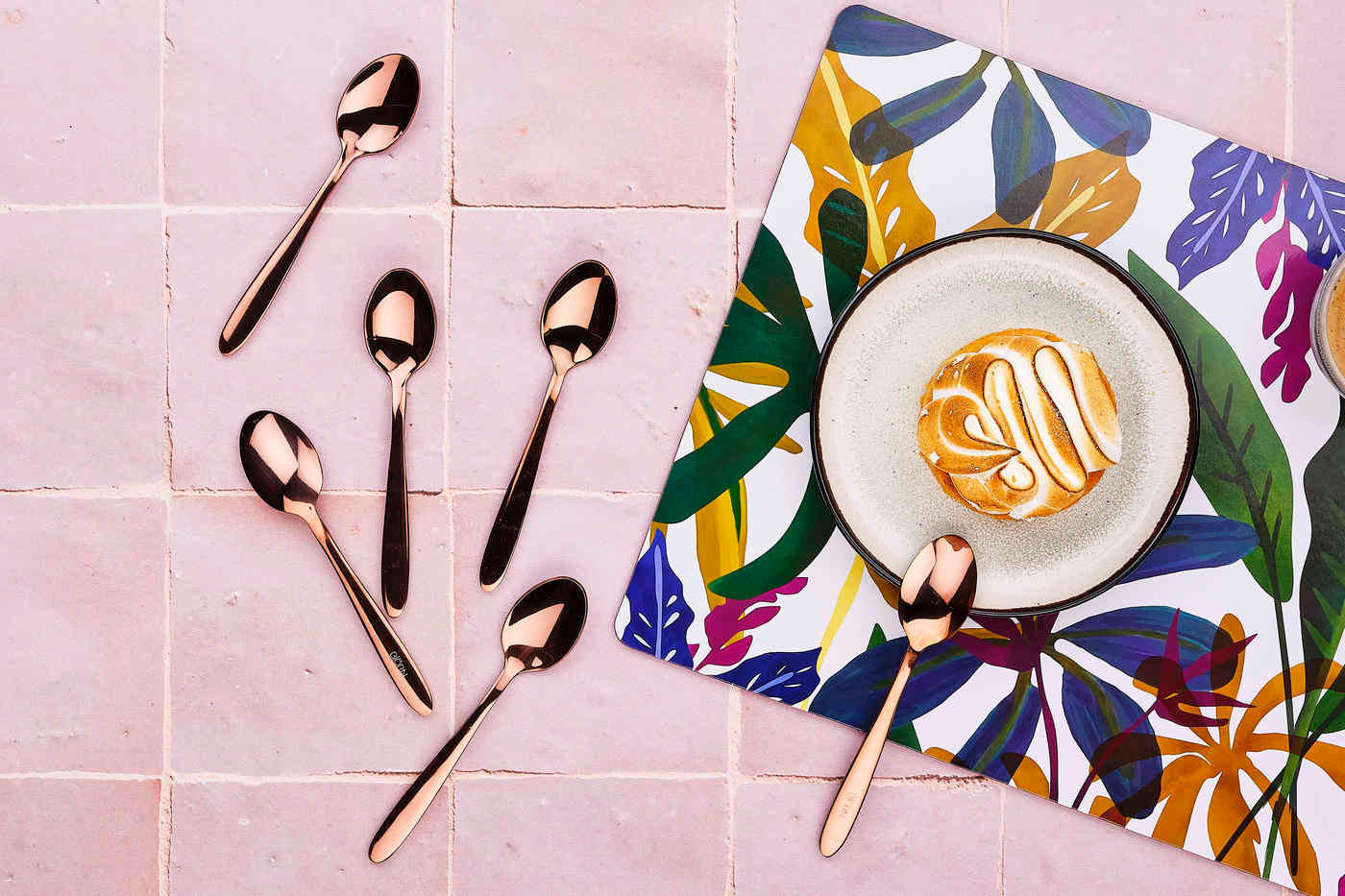 LÖFFEL 6er-Set Kaja - Kupfer - Kupferfarben, Metall - Björn