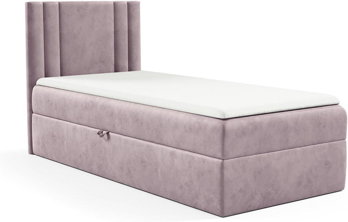 KINDERBETT CARDI - Lila, Holzwerkstoff (84/208cm) - Meblini