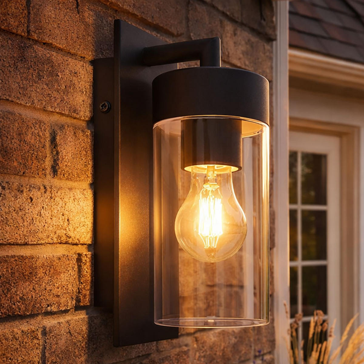 LED WANDLEUCHTE Aluminium Anthrazit - Anthrazit, Metall (13.8/8.9/25cm) - Globo Lighting