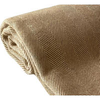 DECKE Balance. Baumwolle und Wolle. 130x170 cm. Camel - Beige, Textil (130/170cm) - SOWL