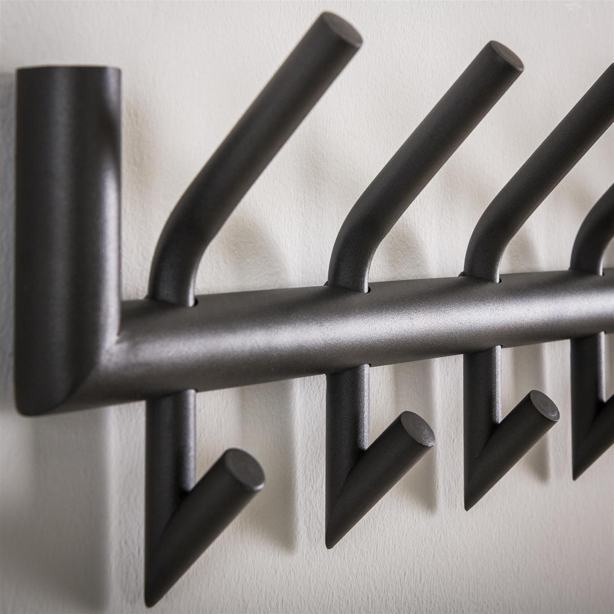 WANDGARDEROBE Lilly Grau 78/10/19 cm - Grau, Metall (10/19/78cm) - Hoyz Collection