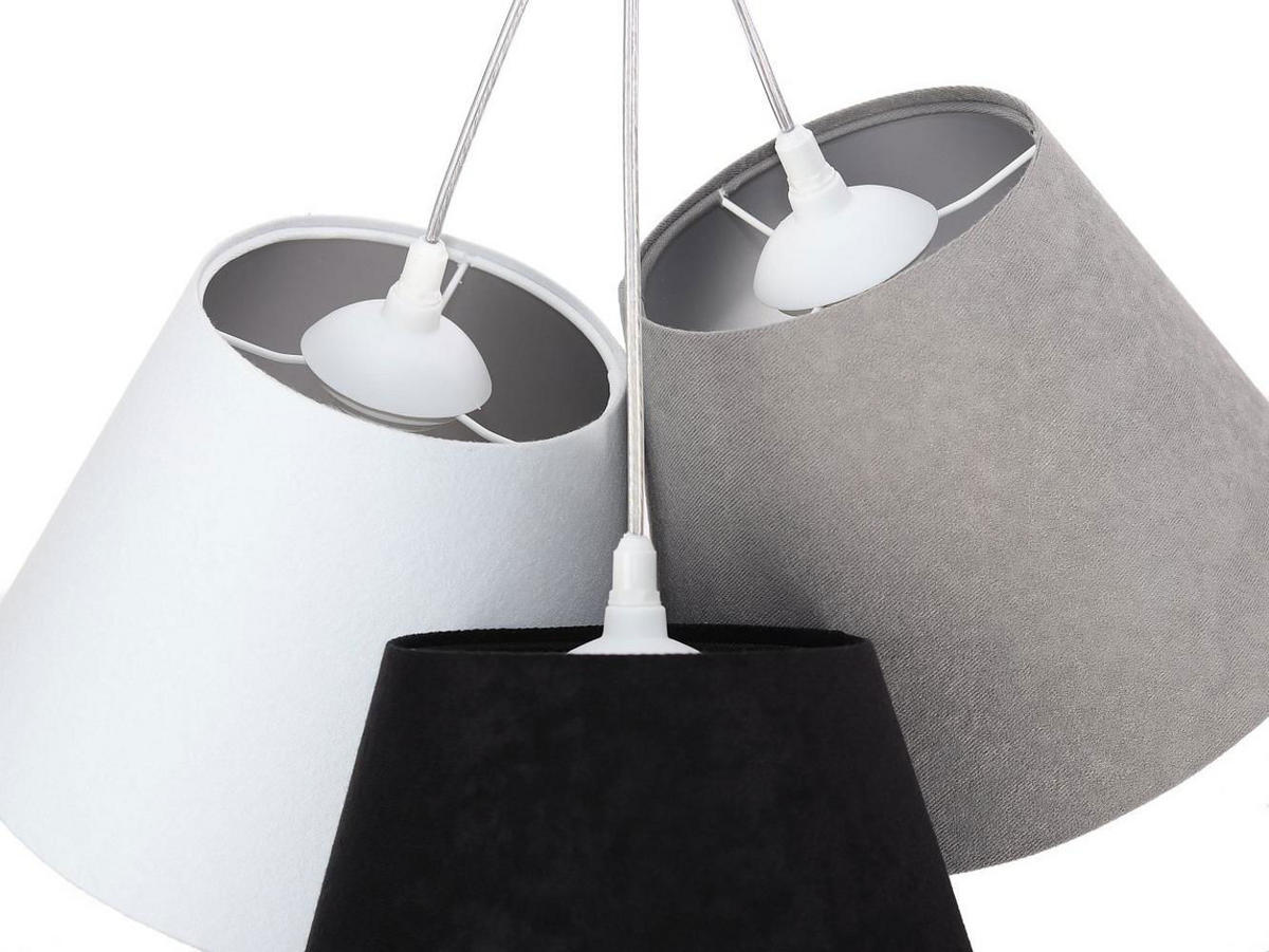 HÄNGELEUCHTE Silber 26/19 cm - Silberfarben, Kunststoff (26/0.8/19cm) - ONZENO