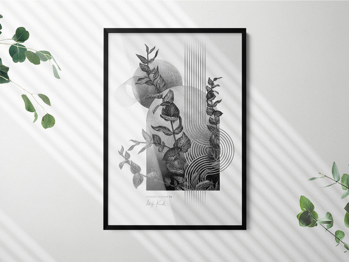 BILDERRAHMEN - Schwarz, Kunststoff (70/100/1.5cm) - Wallfluent