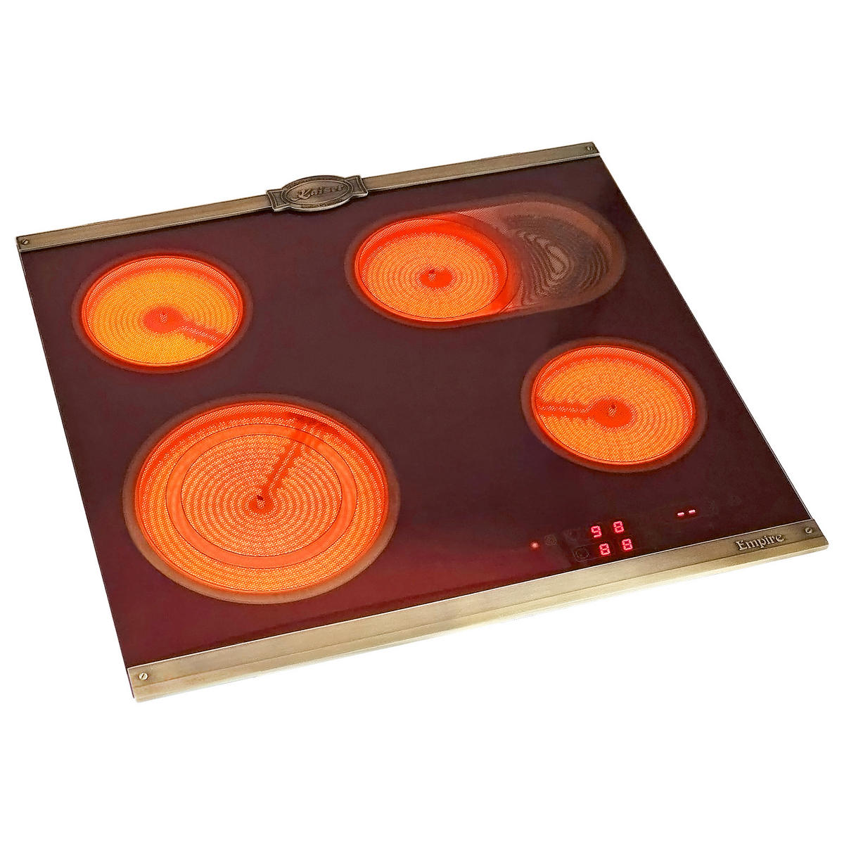 GLASKERAMIK Kochfeld - Bordeaux, Keramik (59/5.5/52cm) - Kaiser Küchengeräte