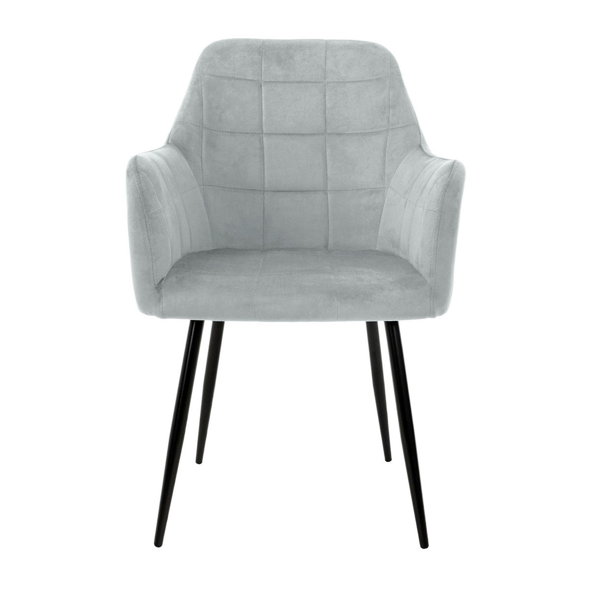 ESSZIMMERSTUHL Samt Multicolor 4er Set - Multicolor, Textil (43/83/44cm) - ECD-Germany