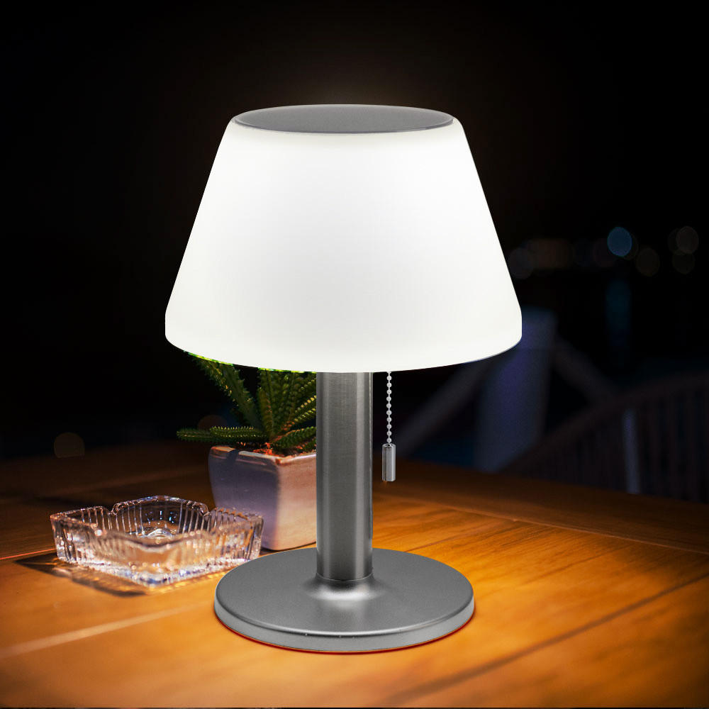 LED AUSSENLEUCHTE Metall Silber - Silberfarben, Metall (20/20/28cm)