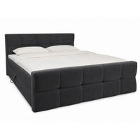 BOXBETT Modena 2 grau 160/200 cm - Grau, Textil (160/200cm) - wonello