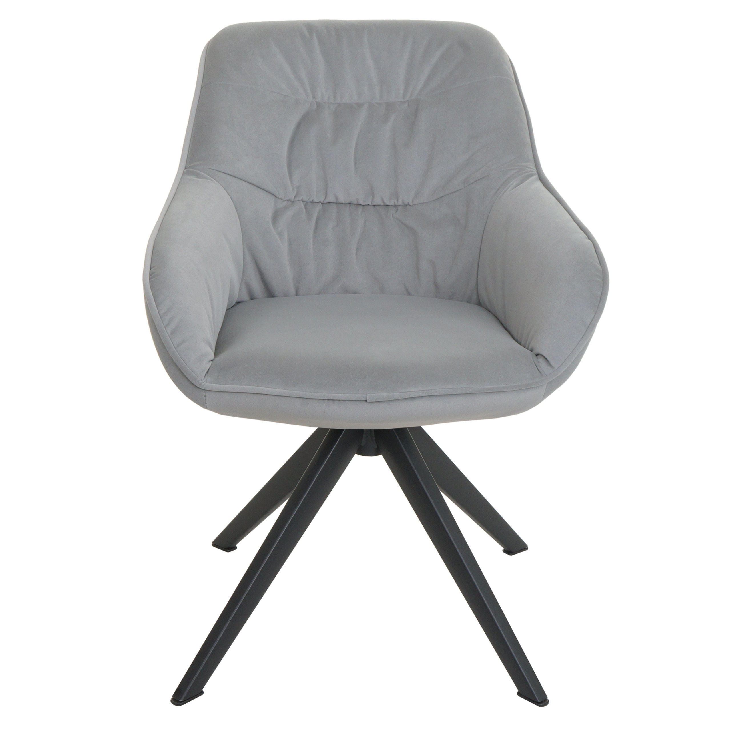 ESSZIMMERSTUHL Hellgrau - Hellgrau, Textil (59/84/52cm) - MCW