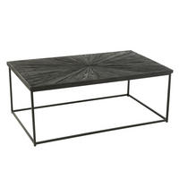 TISCH SHANIL - Holz - Schwarz - Schwarz, Holz (120.5/70/47cm) - J-Line